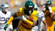 Connor Hawkins' kick after Jacob Redding's long pick-6 helps lift Baylor past Kansas State 35
