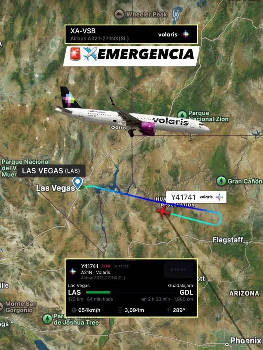 Declaran emergencia aérea en pleno vuelo de la aerolínea Volaris