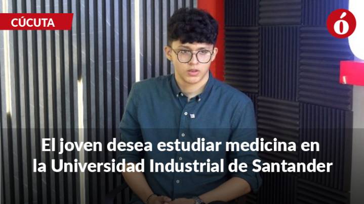 La historia de Andrés Felipe López, el cucuteño que sacó 500 en el Icfes
