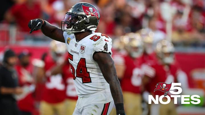 5 Notes for Bucs Against 49ers