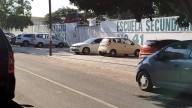 Inicia balacera afuera de secundaria durante persecución ministerial