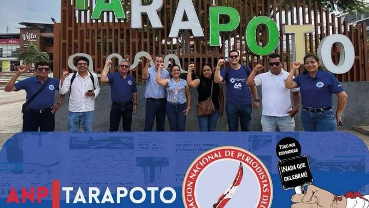 San Martín: ANP Filial Tarapoto se suma a protesta nacional, “Nada que celebrar en el Día del Periodista”