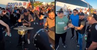Pequeños Musical y Tierra Sagrada arman bailongo tras quedar varados en Ecuandureo [VIDEOS]