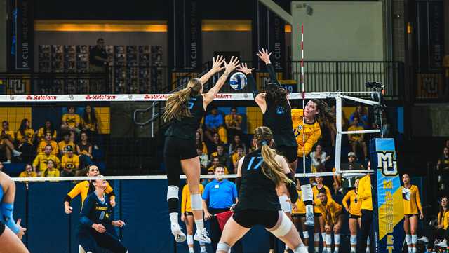 Creighton volleyball sweeps Marquette in a road matchup