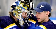 Blues goalies Jordan Binnington, Joel Hofer split time more