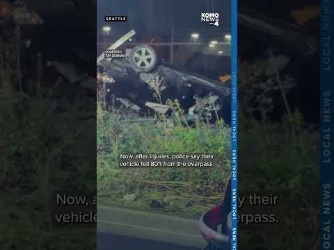 Teen boy killed after car plunges 80 feet off Seattle overpass; tribal community mourns
