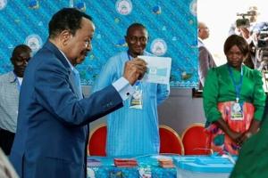 Cameroon’s 92-year-old president poised for eighth term