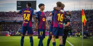 Fermín López firma triplete y el Barça golea 6-1 al Olympiacos en Champions