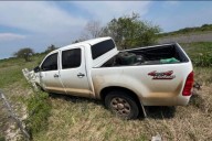 Transitaba por la autovía 14, se descompensó y protagonizó un despiste con su camioneta