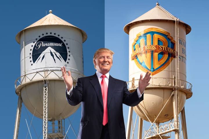 Donald Trump pone sus ojos en la posible compra de Warner Bros. por parte de Paramount