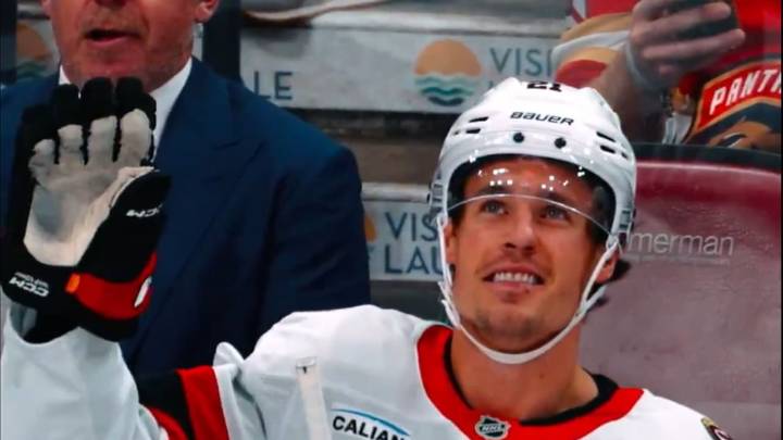 Senators forward Cousins welcomed back by Panthers fans