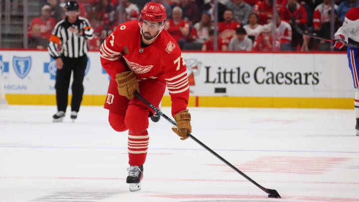 Larkin pacing Red Wings to solid start, making case for Olympics