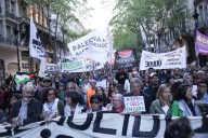 Movilización a Plaza de Mayo y en varias ciudades del país contra la agresión de Israel a la flotilla Global Sumud