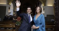 Así luce Mariló Montero como madrina en la boda de su hijo Alberto Herrera