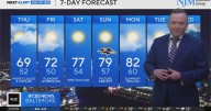 Cooler, nice weather in Maryland on Thursday