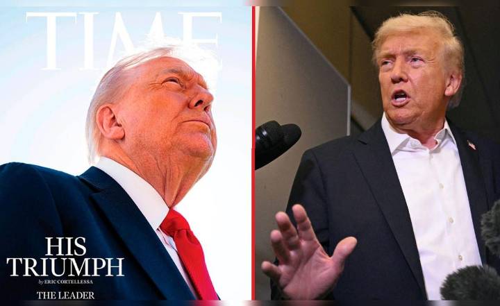 Donald Trump contento por ser portada de Time, pero critica la foto elegida: "Podría ser la peor de la historia"