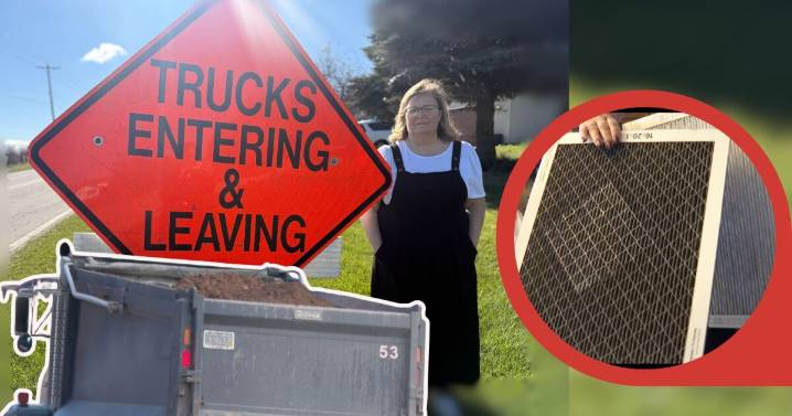 Sheboygan woman's black air filters show poor air quality from construction