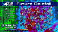 4Warn Storm Team tracking storms, heavy rain