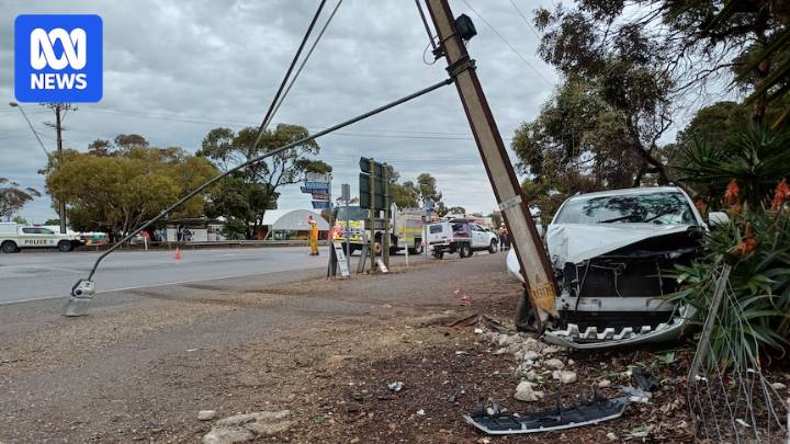 Electricity cut to hundreds on Yorke Peninsula when car hit Stobie pole