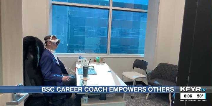 Bismarck State College career coach uses technology to do his job, help others find work