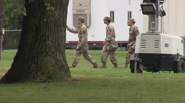 Texas National Guard spotted near Chicago ahead of a critical court decision