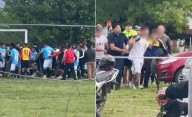 VIDEO. Insólito: así se frenó un partido de fútbol en La Plata en medio de una persecución a un delincuente