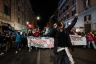 Italia se echó a la calle por Gaza y la flotilla tras el abordaje israelí
