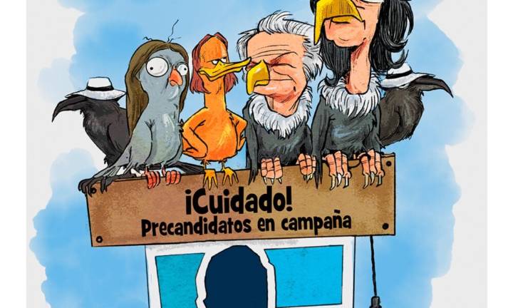 Caricatura De Leo Parra :Aves de presa