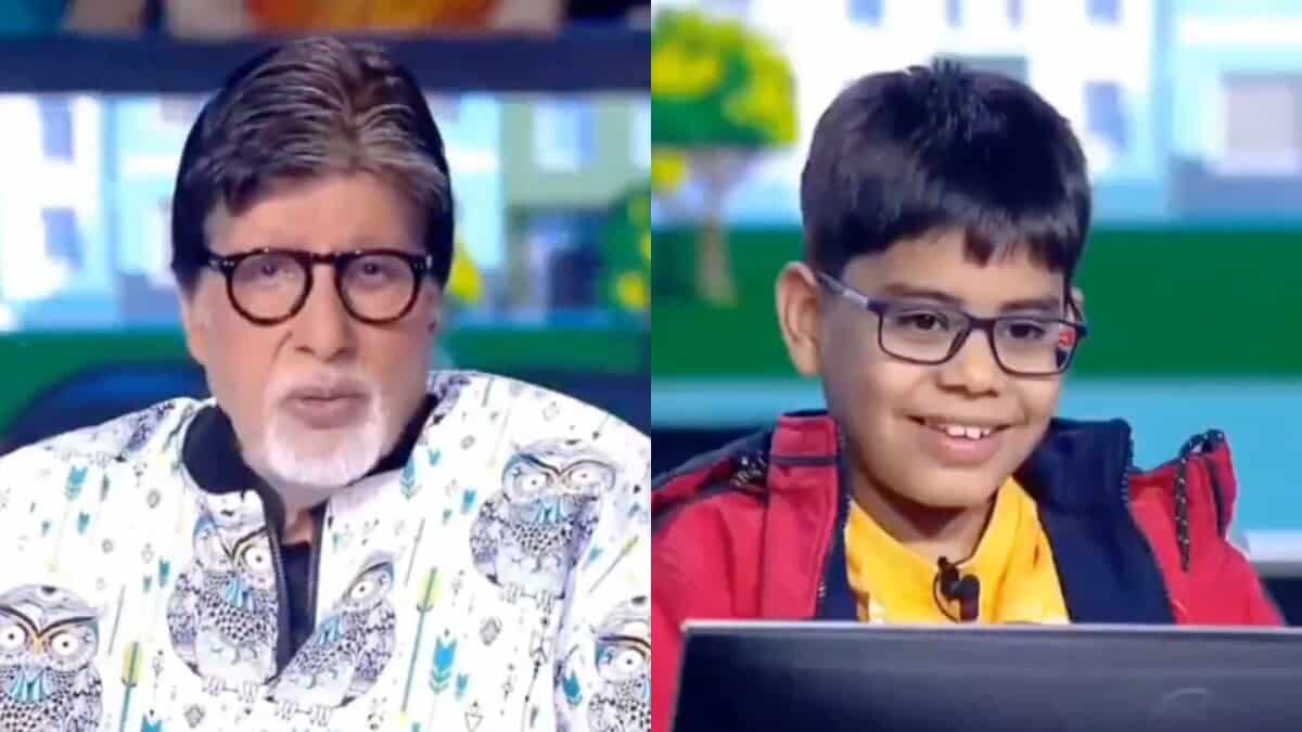 KBC 17: Child misbehaves with Amitabh Bachchan, video viral