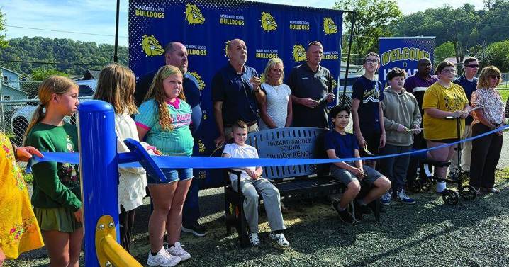 Hazard Middle School unveils ‘Buddy Bench’ to foster friendship and inclusion among students