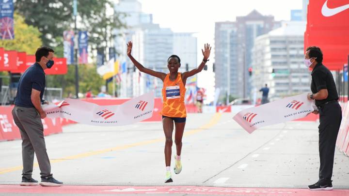Women’s marathon world-record holder banned three years for doping violation