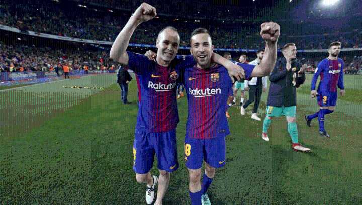 Andrés Iniesta sorprendió con un emotivo mensaje a Jordi Alba: «Carrerón»