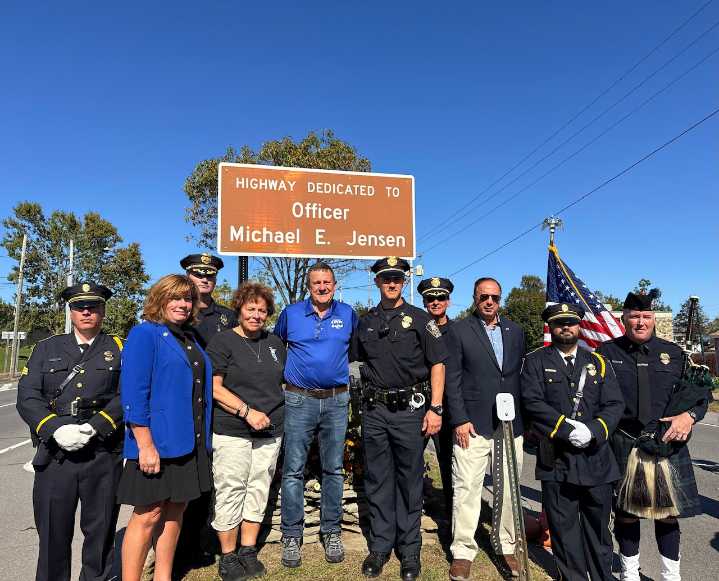 Portion of Route 46 dedicated to fallen Syracuse police officer Michael Jensen