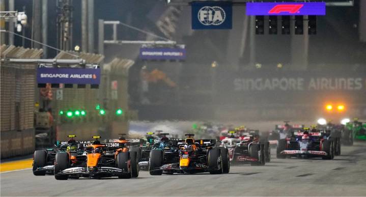 Declaran 'riesgo por calor' en Gran Premio de Singapur de F1