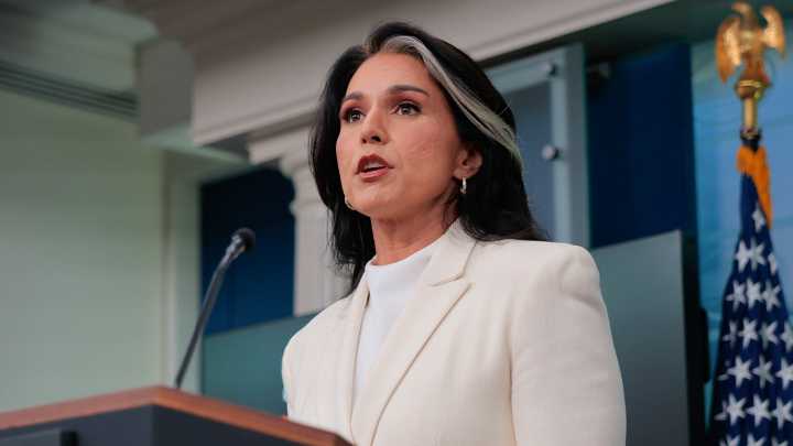 Tulsi Gabbard initiated interagency working group meeting biweekly since April with DOJ, FBI, CIA officials