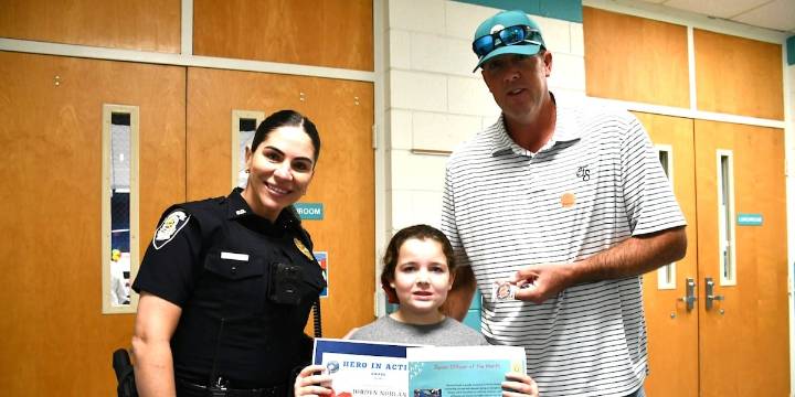 ‘Way to go, Jordyn!’: Riverside Elementary student earns award