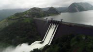 Water discharge from dams reduce