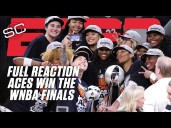 FULL REACTION: Aces SWEEP Mercury to win 3rd WNBA Championship in 4 seasons