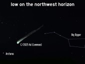 Where and when to see C/2025 A6 in the night sky this week