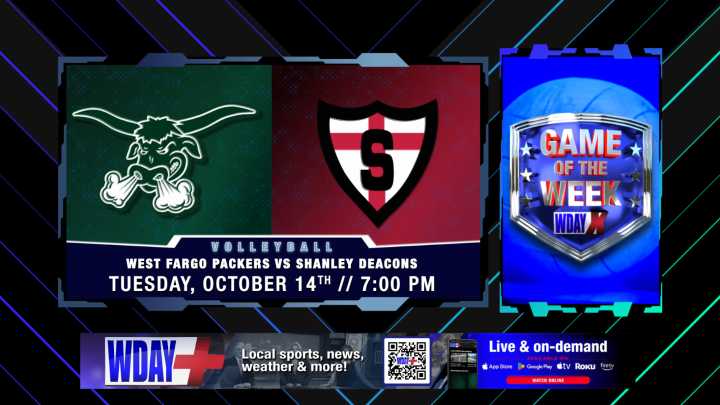 Live at 7 p.m.: West Fargo Packers vs Shanley Deacons in high school volleyball