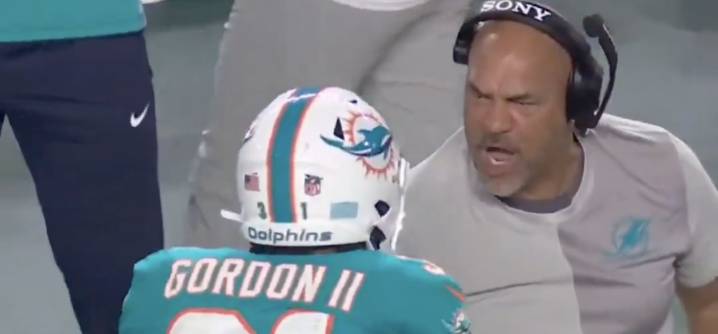 Dolphins Coach Ripped for Screaming at Player After Bogus Penalty Call