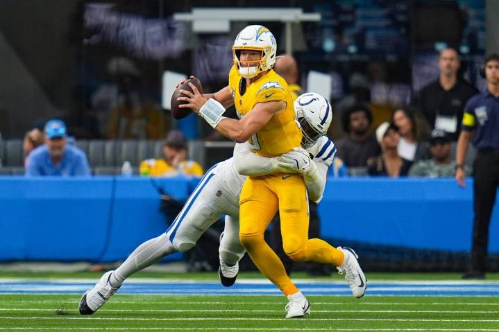 Chargers face Vikings on short week after slipping out of AFC West lead with 3rd loss in 4 games