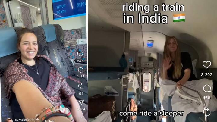 From pizza to private cabins: Foreign vloggers applaud Indian Railways’ services | VIDEO |