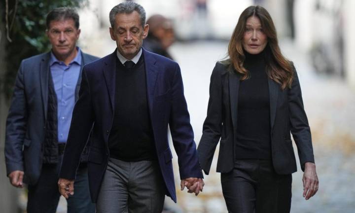 French ex-president Sarkozy begins 5-year jail term for poll funding conspiracy