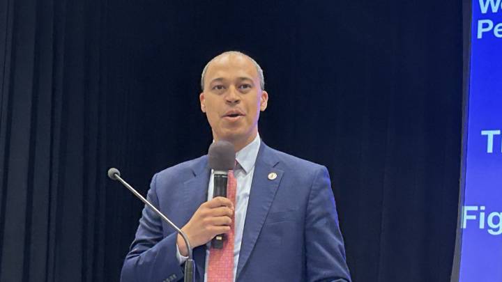 AG candidate says he was joking in texts about death of GOP colleague