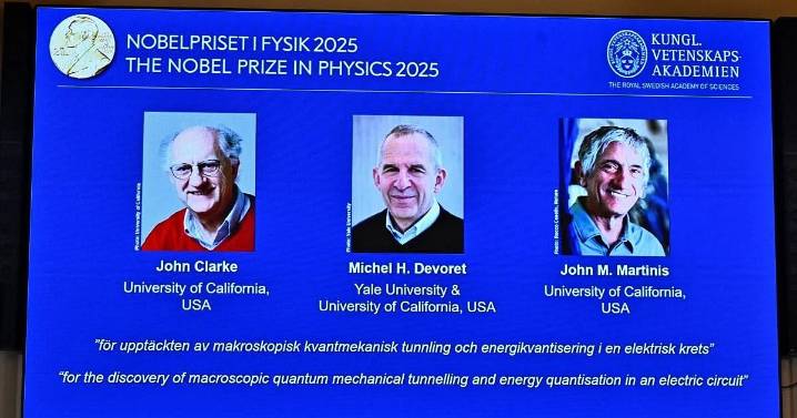 World Clarke, Devoret and Martinis win 2025 Nobel Prize in Physics