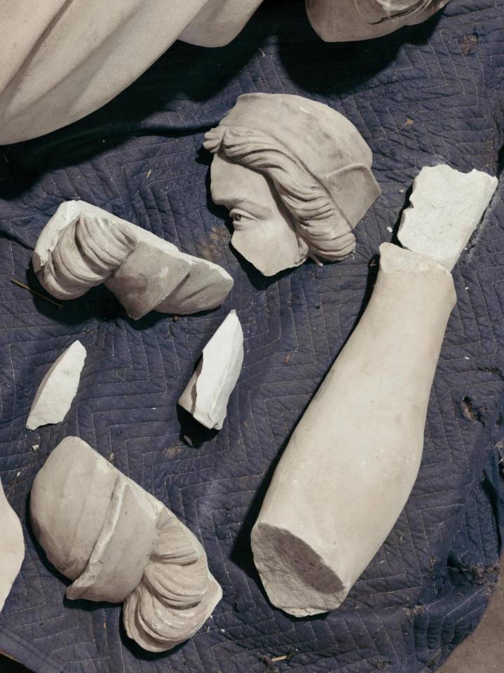 Beheaded and Sent to Watery Graves, Columbus Statues Get New Life