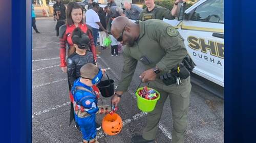 Durham County Sheriff's Office holds Trunk or Treat event