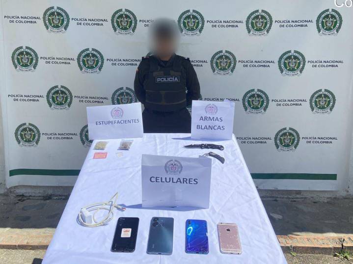En Operativo sorpresa en Mocoa, la Policía Nacional incauta sustancias alucinógenas y armas en Centro Transitorio de Personas Privadas de la Libertad