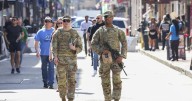Louisiana National Guard meets with New Orleans police